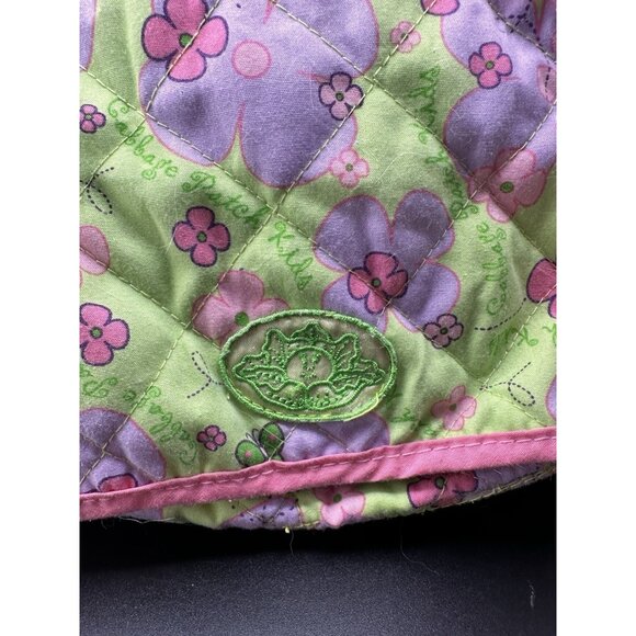 Vintage 2005 Cabbage Patch Doll Diaper Bag changing Mat Pink Green Y2K READ - Picture 3 of 8